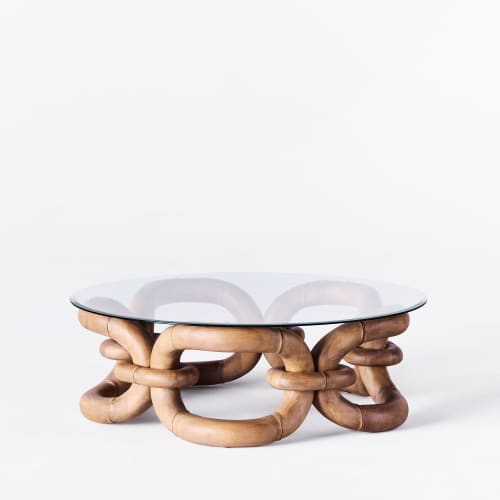 Bamboo Bracelet Sofa Table | Work by District Loom
