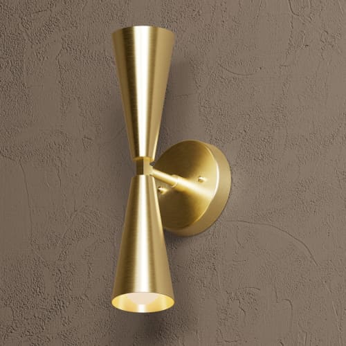 Sedona | Sconces by Illuminate Vintage. Item made of brass
