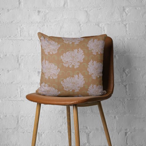 Petal Pusher Throw Pillow by Odd Duck Press Wescover Pillows