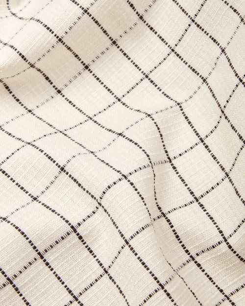 Grid Texture Cream — Fabric by the Yard by MINNA | Wescover Linens ...