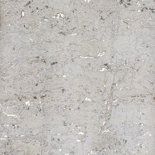 *Lisbon Pearl Over Silver Leaf | Wallpaper in Wall Treatments by Brenda Houston. Item composed of fabric