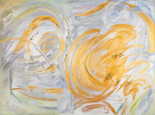 Mercy | Oil And Acrylic Painting in Paintings by Eugenie Diserio. Item composed of canvas in mid century modern or contemporary style