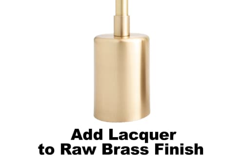 Add-on - Lacquer Application | Lighting by Peared Creation. Item made of brass