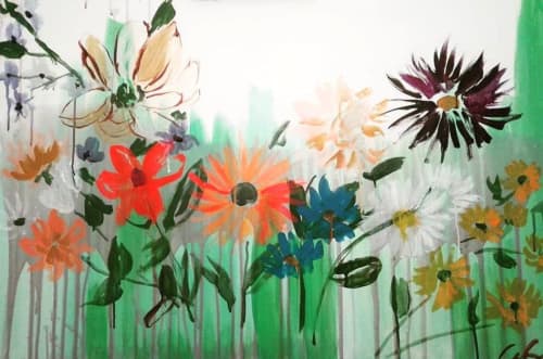 Nifty | Oil And Acrylic Painting in Paintings by Colleen Sandland Beatnik. Item composed of canvas and synthetic