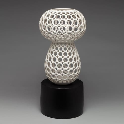 Geneva Pierced Tabletop Sculpture, Femme Collection | Decorative Objects by Lynne Meade
