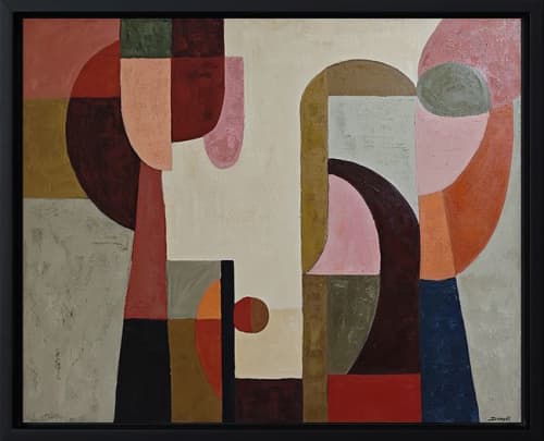 L'aparté des couleurs | Decorative Objects by Sophie DUMONT.. Item composed of canvas