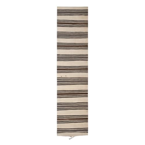 Simple and Plain Runner, Wide Floor Runner, Vintage Turkish | Table Runner in Linens & Bedding by Vintage Pillows Store. Item composed of cotton