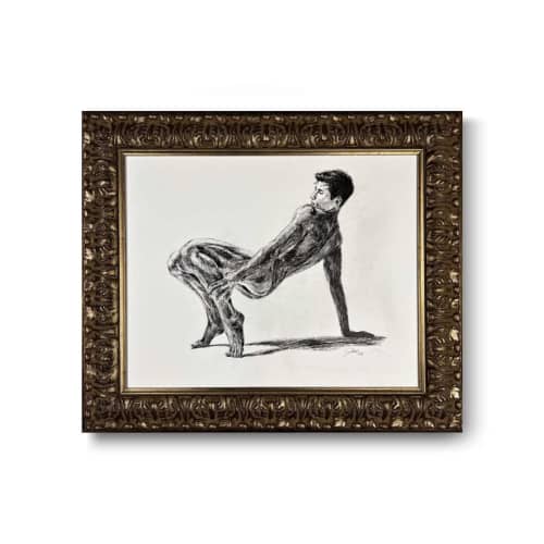Back Stretch | Drawing in Paintings by John Velo Studio