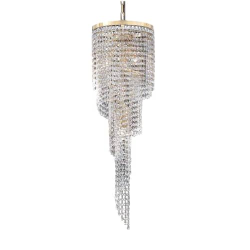 Alan Mizrahi AM6145B Sparkling Spiral | Chandeliers by Alan Mizrahi Lighting Design
