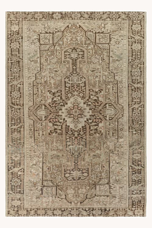 District Loom Vintage Persian Heriz Area Rug- Kaven | Rugs by District Loom