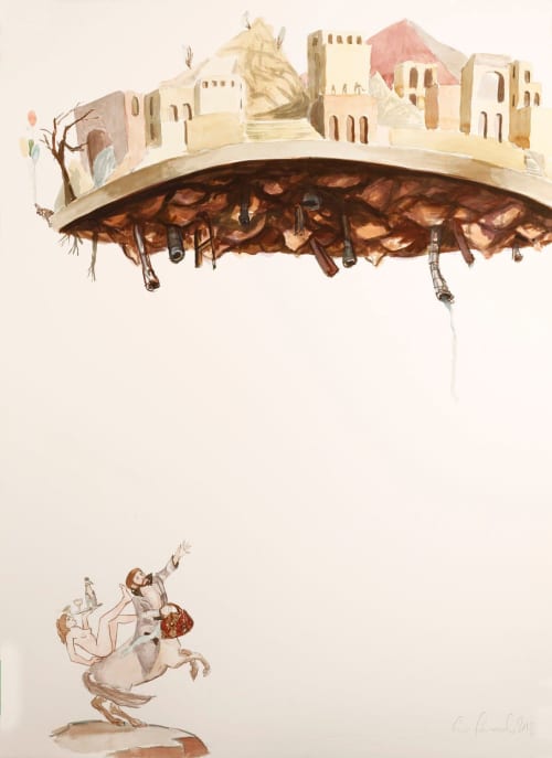 Swing | Watercolor Painting in Paintings by Eric Farache Artist