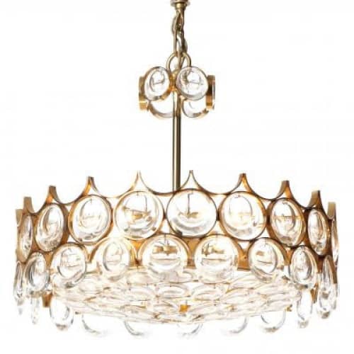 Alan Mizrahi QZ7850 Crown Brass | Chandeliers by Alan Mizrahi Lighting Design