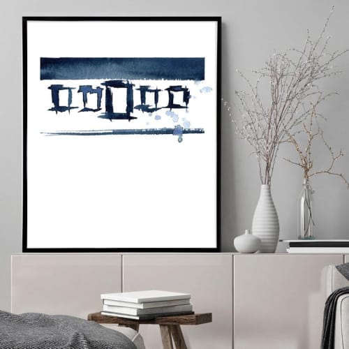 Contained | Prints by Brazen Edwards Artist. Item made of canvas with paper