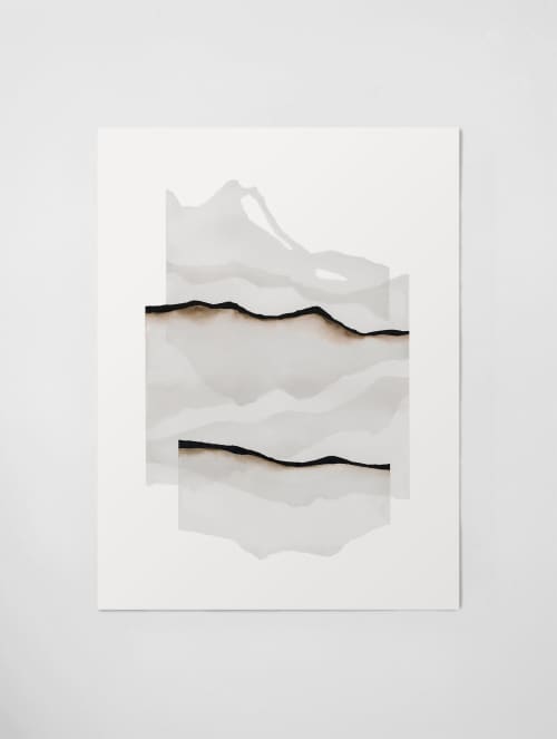"Misty Morning" Art Print | Prints in Paintings by Kim Knoll Art. Item composed of canvas and paper