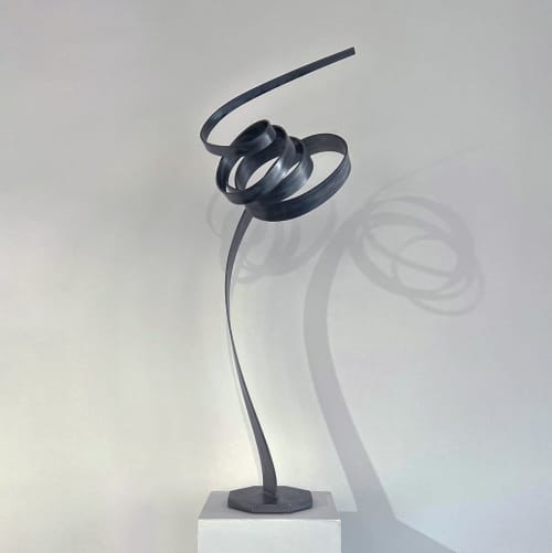 Vortex | Sculptures by Sorelle Gallery. Item made of steel