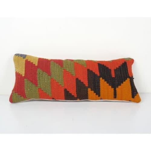 Striped Tribal Wool Handmade Pillow Covers, Organic Ethnic T | Cushion in Pillows by Vintage Pillows Store