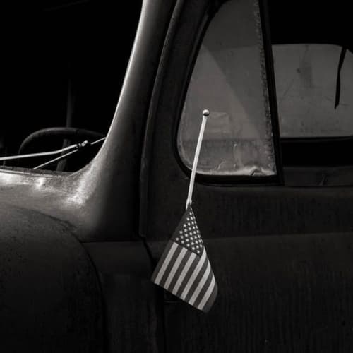 L. Blackwood - American Flag Truck | Photography by Farmhaus + Co.. Item made of paper