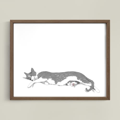 Woodhouse Stretching - White Edition | Work by The Ugly Cat Studio