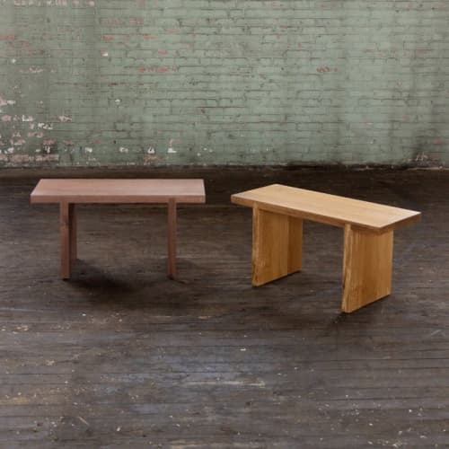 Miyake Seating | Entryway Bench | Benches & Ottomans by Alabama Sawyer. Item made of wood