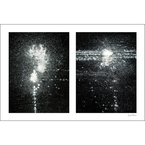 Spills Diptych #10: Chalk Dust on Street | Photography by Susan Bowen Photos