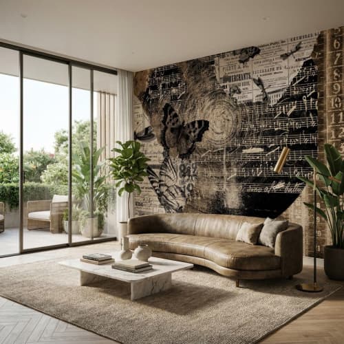 Collectors Archive  —  Abstract Luxury Wallpaper Mural | Wall Treatments by ELLE WALLS