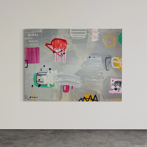 What was I saying? | Oil And Acrylic Painting in Paintings by Sarah Finucane
