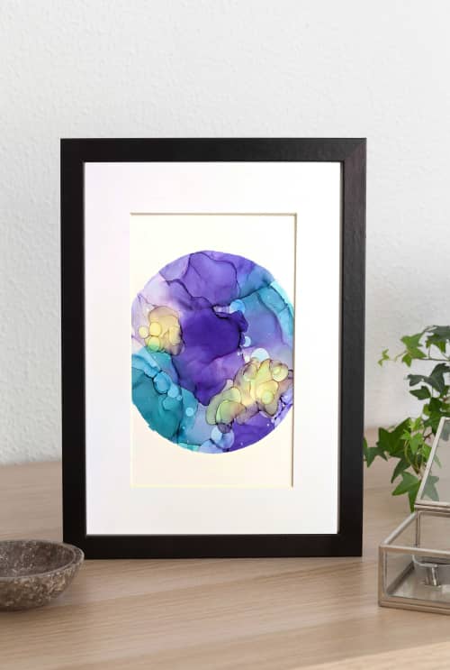 Celestial Bloom | abstract original art | Watercolor Painting in Paintings by Megan Spindler