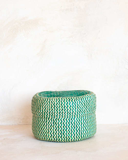 Oaxacan Woven Tortilla Basket - Fern | Storage Basket in Storage by MINNA