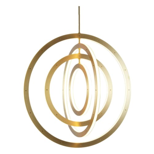 Alan Mizrahi AL0157V Halo Vertical | Chandeliers by Alan Mizrahi Lighting Design