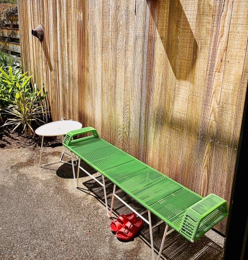Pelopin Bench | Benches & Ottomans by Innit Designs. Item composed of steel