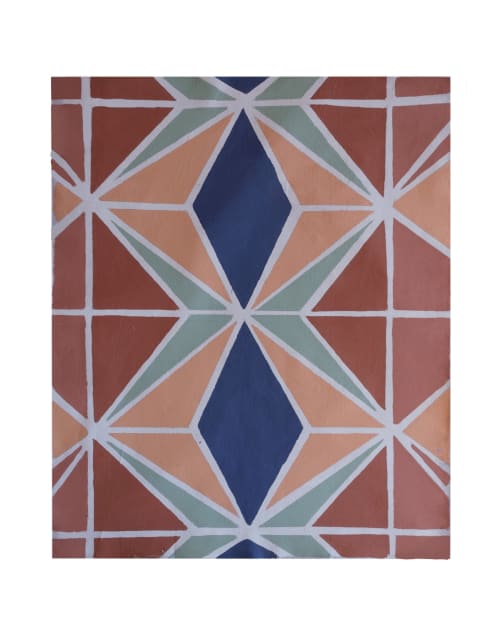 " Diamonds" Original Painting | Oil And Acrylic Painting in Paintings by Britny Lizet. Item composed of canvas and synthetic in boho or contemporary style