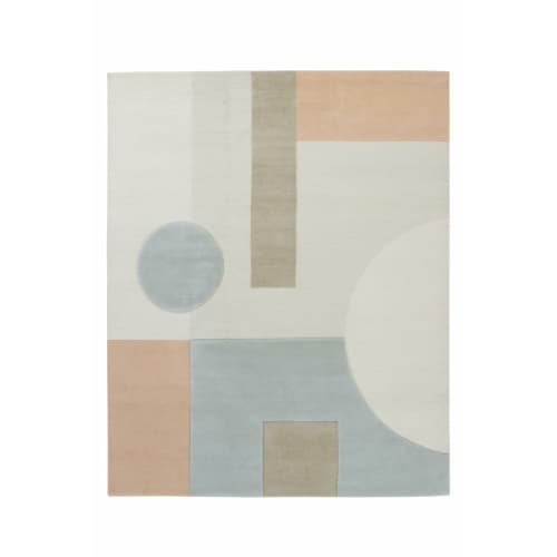 Bermuda Pink Wool Handknotted Rug | Area Rug in Rugs by Organic Weave Shop. Item made of wool with fiber