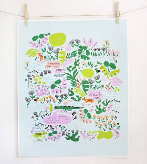 Welcome to the Jungle Print | Prints by Leah Duncan. Item composed of paper in mid century modern or contemporary style