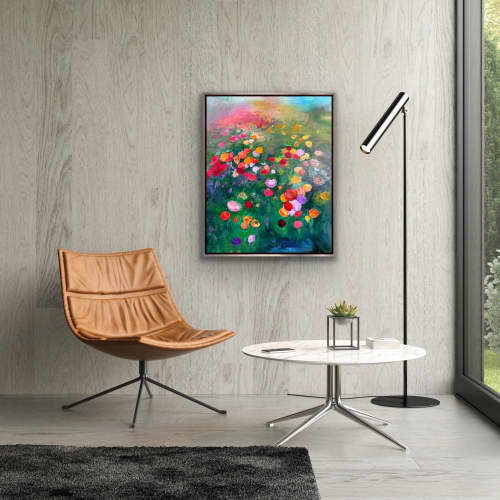 Fantasia | Oil And Acrylic Painting in Paintings by Checa Art. Item composed of canvas