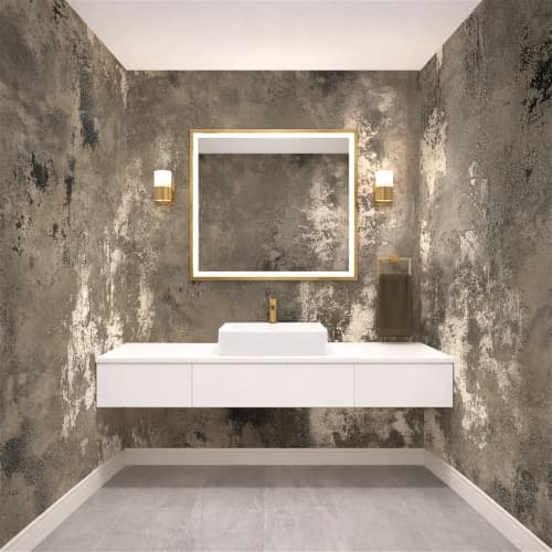 Tobacco Road - Luxe Textures Luxury Wallpaper Mural | Wall Treatments by ELLE WALLS