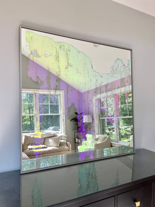 Radiant Lake | Fine Art Mirror | Mixed Media by Sorelle Gallery