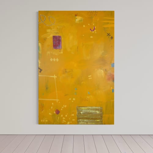 Golden Hour | Oil And Acrylic Painting in Paintings by Sarah Finucane