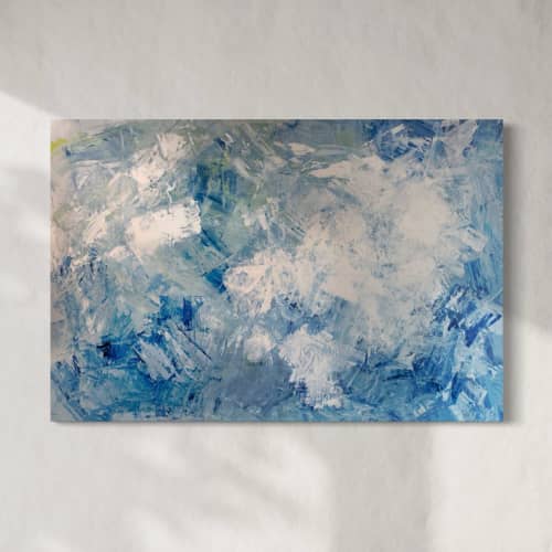 My Dancing Dog | Oil And Acrylic Painting in Paintings by Teodora Guererra Fine Art