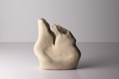 freeform vessel 12 | Sculptures by Ashley Perez. Item made of ceramic works with minimalism & contemporary style