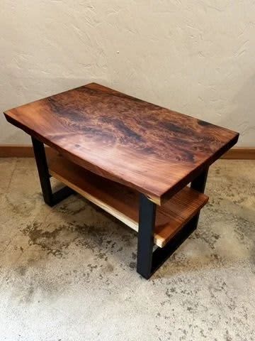 Redwood Burled End Table | Coffee Table in Tables by Simon Silver Designs