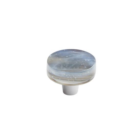 Glassia Timber Wood Circle Knob | Hardware by Windborne Studios. Item composed of glass