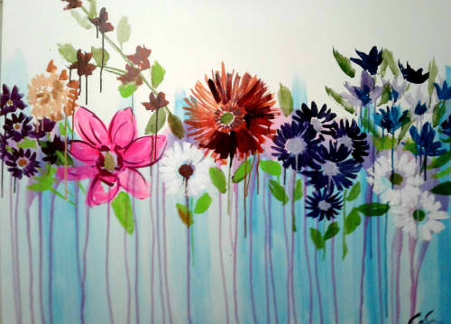 Underground | Oil And Acrylic Painting in Paintings by Colleen Sandland Beatnik. Item composed of canvas and synthetic