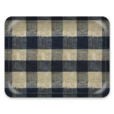 Decorative Tray: Cheater Check | Decorative Objects by Philomela Textiles & Wallpaper. Item made of synthetic