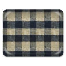 Decorative Tray: Cheater Check | Decorative Objects by Philomela Textiles & Wallpaper. Item made of synthetic