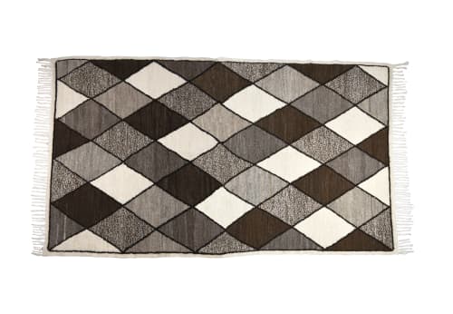 Handknotted wool rug | Area Rug in Rugs by Berber Art. Item composed of fabric