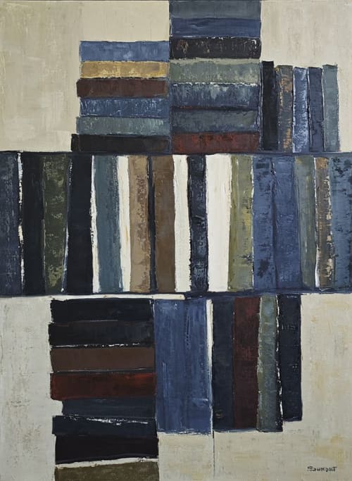 L'Ordre des Tomes - Bibliothèque abstraite | Decorative Objects by Sophie DUMONT.