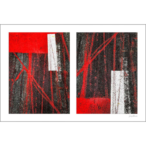 Seeing Red #10: Street Lines and Bicycle Tracks | Photography by Susan Bowen Photos