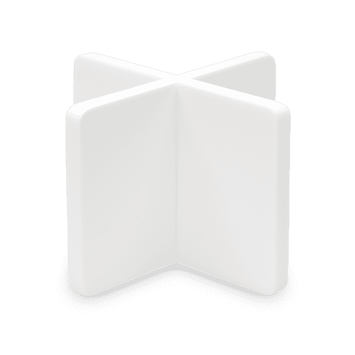Puzzle High Base | Serving Stand in Serveware by Tina Frey. Item composed of synthetic