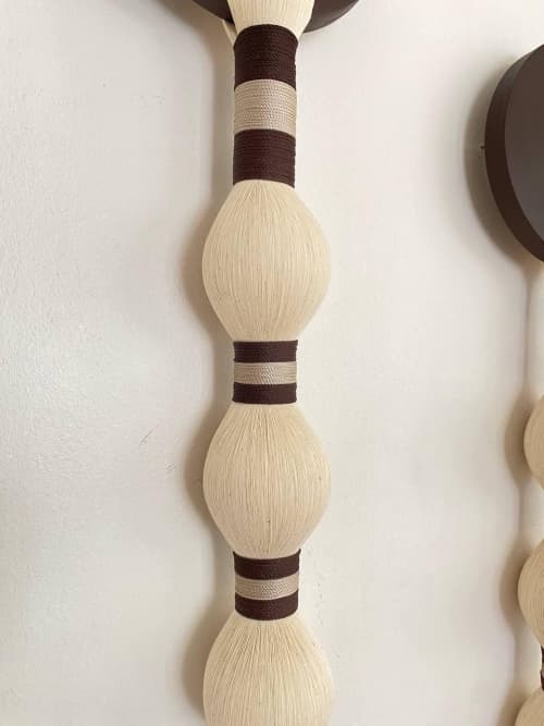 Macrame Wall Hanging, Large Fiber Wall Art, Modern Boho Wall Decor, Handmade Cotton Tassel Wall Hanging | Wall Hangings by İnanç Yılmaz