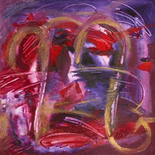 Scorpio | Oil And Acrylic Painting in Paintings by Eugenie Diserio. Item composed of canvas in mid century modern or contemporary style